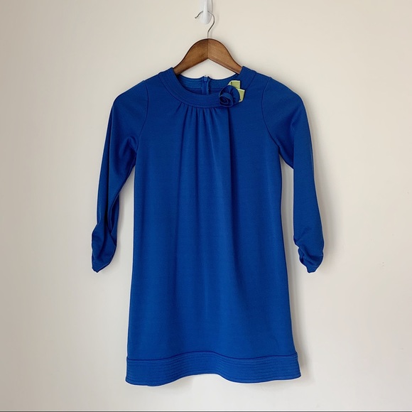 Long Sleeved Blue Dress Size 10 - Picture 1 of 6
